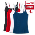 New Style Combo Pack Sleeveless Tank Tops For Women_E182. 