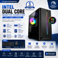 Intel Dual Core Desktop Computer 8GB RAM 128GB SSD RGB Casing Home & Office PC. 