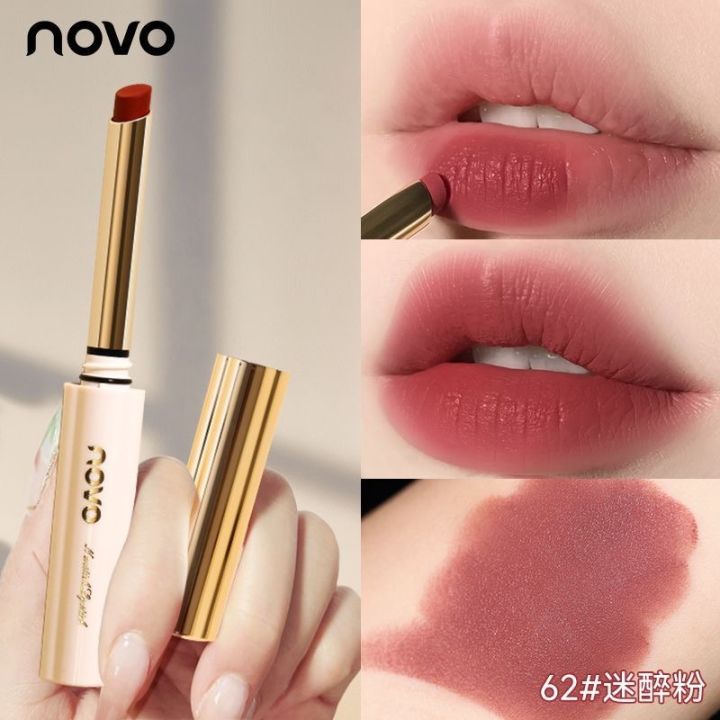 NOVO%20Soft%20Mist%20Lock%20Color%20Non-stick%20Cup%20Lipstick%20Velvet%20Matte%20Matte%20Waterproof%20Non-fading%20Student%20Lipstick%20Whitening%20Without%20Makeup%20-%20Image%202