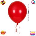 Metallic Monty Balloons 30 cm 10pcs Party Decorative Balloons Red Colour. 