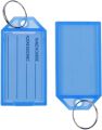 Key Chain, ELECDON 10 Pcs Classified Tag Luggage Assorted Color Plastic Key Chain Labels for Pets Hotel Home Office Key Cabinet. 