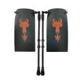 Big Knights Flags for Castle Knight Flagman Warlords Roman Infantry Square Military Castle Knight Building Brick Figure.