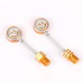 Emoji Screw Looking Glass For Bike / Motorcycle screw emoji doll Smile Toys- golden.