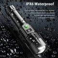 LED Flashlight Rechargeable, Zoom Super Bright Torch high Lumen Flashlight with Digital Power Display for Camping, Outdoor.