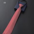 Men Classic Business Tie Formal Attire Cravat Fashion Daily Necktie Accessories Stripe Jacquard Necktie Wedding Party Gift.