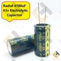 4700uF 63V Electrolytic Capacitor 4700uF 63V Radial Polarized Aluminum Electrolytic Capacitor Electrical Circuitry & Parts. 