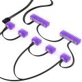 NZXT RGB Cable Comb (AH-2PCCA-01) RGB Sleeved Power Cables.