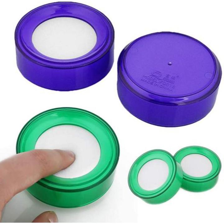 Finger Moistener for Paper Wet Sponge Money Cashier for Finger Damper Finger moisturizer moisten Hands Money Counting Wax Tool Sponge Cup Office Currency