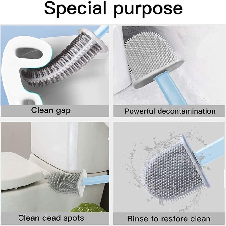 Silicone%20Toilet%20Brush%20with%20Slim%20Holder%20Flex%20Toilet%20Brush%20-%20Wall%20Mounted%20Anti-drip%20Set%20Toilet%20Bowl%20Cleaner%20Brush%20-%20Non-Slip%20Long%20Handle%20Toilet%20Brush-Multicolor%20-%20Image%204