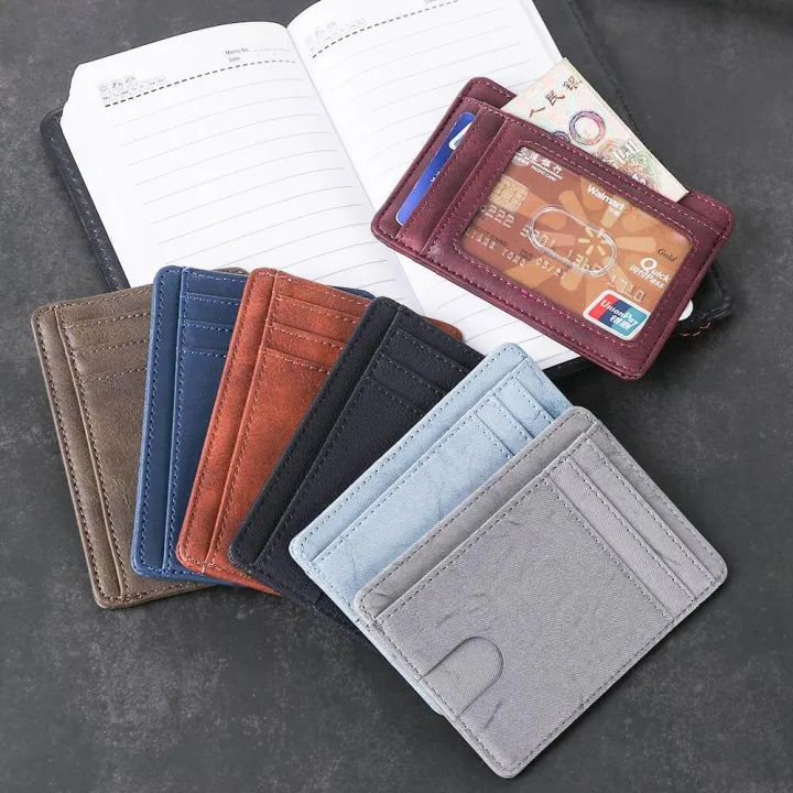 1pc%20Slim%20RFID%20Blocking%20Leather%20Wallet%20Credit%20ID%20Card%20Holder%20Purse%20Money%20Case%20for%20Men%20Women%202018%20Fashion%20Bag%2011.5x8x0.5cm%20-%20Image%202