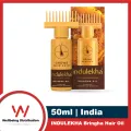 Indulekha Bringha Hair Growth Oil for Men And Women 50 Ml Natural Hair Oil for Hair Growth And Dandruff Control.