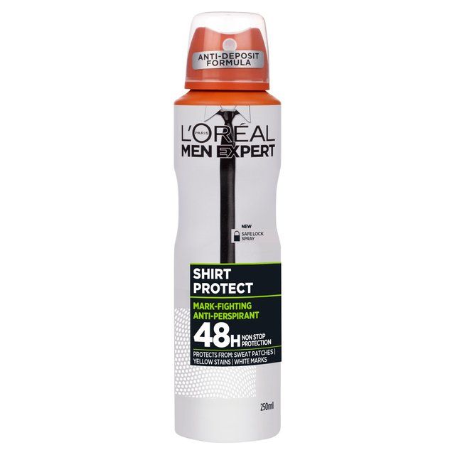 International European product Body Spray Loreal men expert Shirt Protect used for male - 250 ml