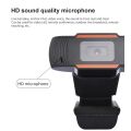 720P Manual Focus Webcam USB Camera with Microphone. 