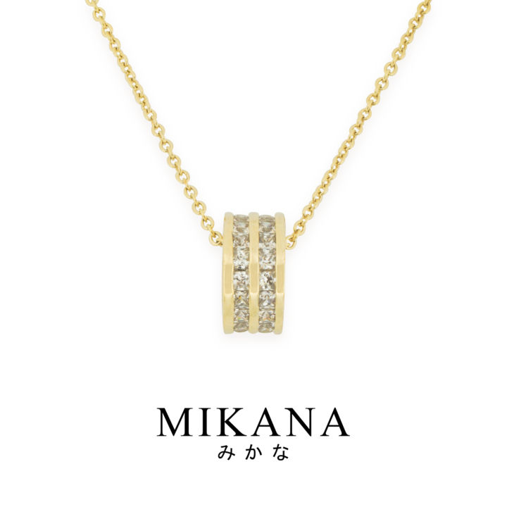 Mikana%2018k%20Gold%20Plated%20Kaname%20Pendant%20Necklace%20accessories%20for%20women%20fashion%20korean%20free%20shipping%20sale%20japanese%20gift%20box%20-%20Image%202
