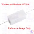 10Pcs 5Watt 0.1 Ohm WIREWOUND 5W 0.1 Ohm Ceramic Cement Power Wirewound Resistor 0.1 Ohm 5Watt Wire Wound 2Pin Leads Fixed Cement Resistor 5% Tolerance. 