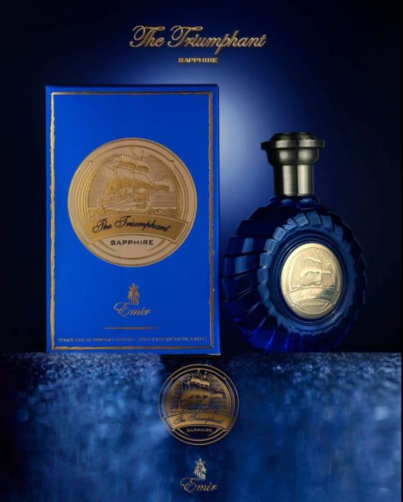 Paris Corner The Triumphant Sapphire Eau De Perfume for men , 100  ml
