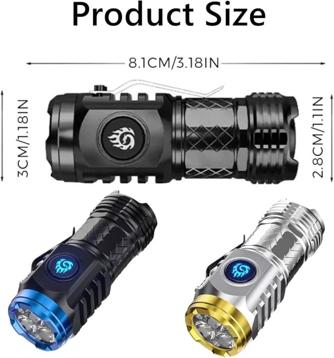 Mini%20Super%20Power%20Flashlight/%20Three-Eyed%20Monster%20Rechargeable%20Torch,%2082mm%20Portable%20Small%20Flashlight,%205%20Modes%20Ultra-Bright%20Waterproof%20Flashlight,%20Suitable%20for%20Power%20Outages,%20Emergencies,%20Camping,%20Hiking,%20and%20Outdoor%20Use%20-%20Image%204