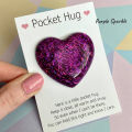 Special Pocket Heart Hug Keepsake and Ornament Bring Joy for Girl Woman Lovers.