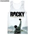 Fashion cool Rocky balboa vest men/women 3D print vests unisex Harajuku style Bodybuilding streetwear Tops. 