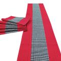 7 pcs dinning table runner set multi colour. 