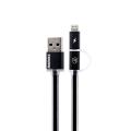 Aurora 2 In 1 Cable- Black. 