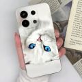 Phone Case For Xiaomi Redmi Note 13 4G Back Cover Cute Cat Shockproof Transparent Silicone Matte TPU For Redmi Note 13 Pro Funda.