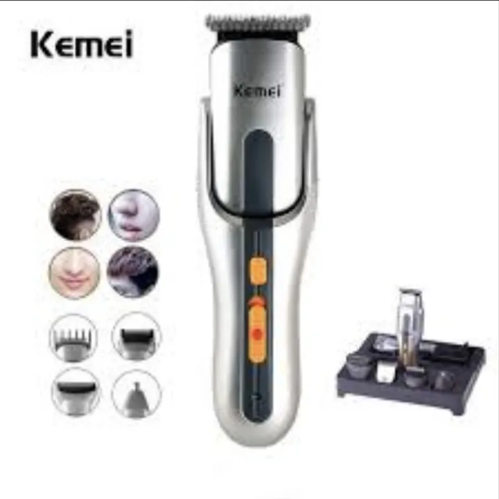 Kemei%20KM-680A%20Rechargeable%20Professional%208%20in%201%20Cordless%20Hair%20Beard%20Trimmer%20Clipper%20for%20Men%20-%20Image%202