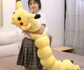 Pikachu Centipede Body Pillow  Stuffed Toy Plush Soft Doll. 