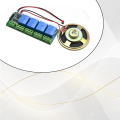 AI Intelligent Voice Recognition Module 4CH Offline Voice Control Switch Module Support Custom Voice for DIY. 