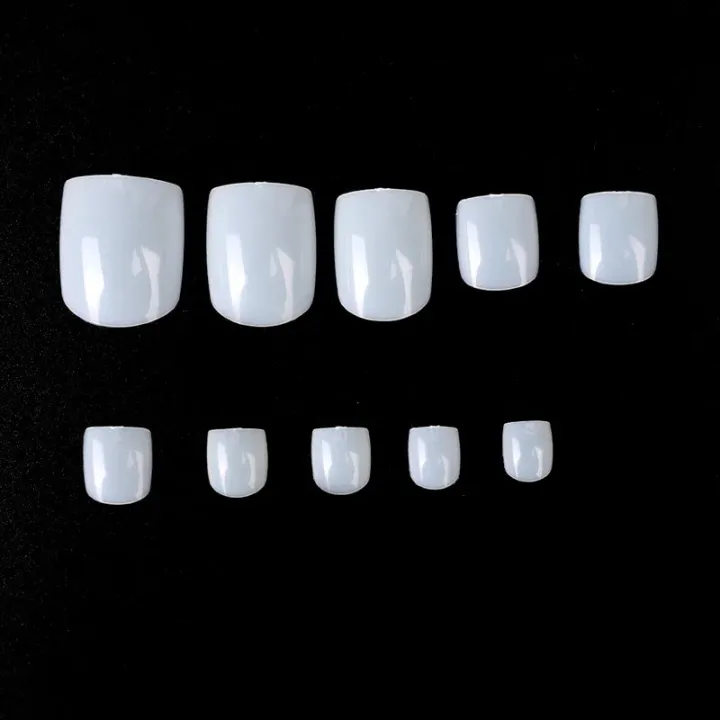 Full%20Coverage%20Square%20False%20Toenails%20Natural/Transparent/White%20Acrylic%20Nail%20Tips%20Nail%20Art%20Decorations%20Manicure%20Tool%20100PCS%20-%20Image%205