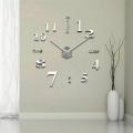 3D Diy Mirror Wall Clock.