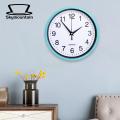 Quartz Sweep Movement Wall Clock Large Number Silent Wall Clock for Home Office Decoration 8 Inch Round Hanging Clock Large Number Wall Clock. 