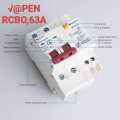 RCBO Residual current circuit breaker with Overload 32A,63A leakage 30mA.