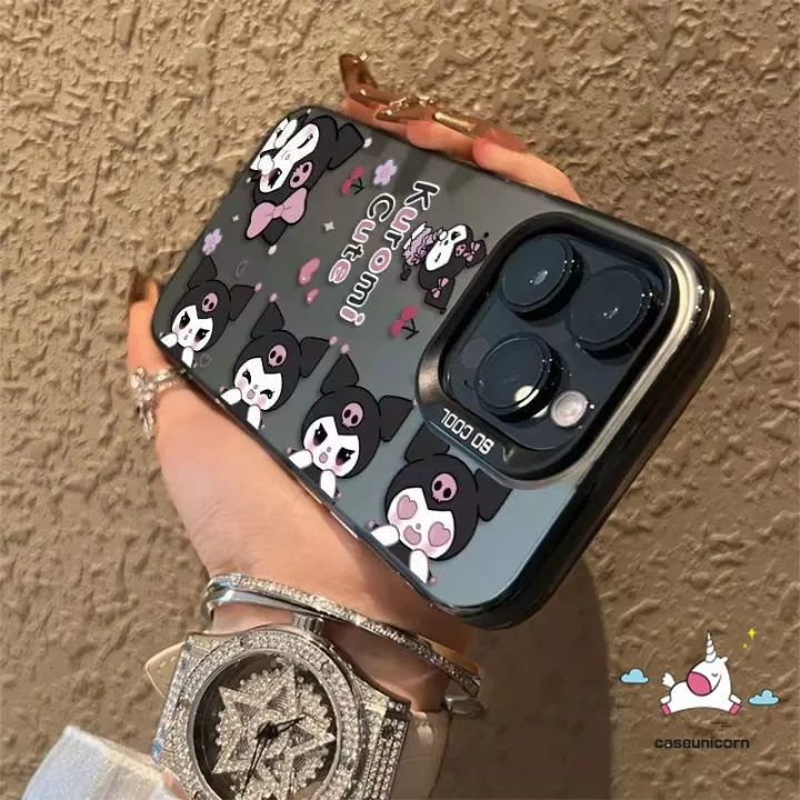 Cartoon%20Sanrio%20Cute%20Kuromi%20Phone%20Case%20Compatible%20for%20IPhone%2011%2015%2012%2013%2014%20Pro%20Max%20X%20XS%20Max%20XR%20Luxury%20Plating%20Metal%20Button%20Lovely%20Kuromi%20Silicone%20Shockproof%20Soft%20Cover%20-%20Image%208