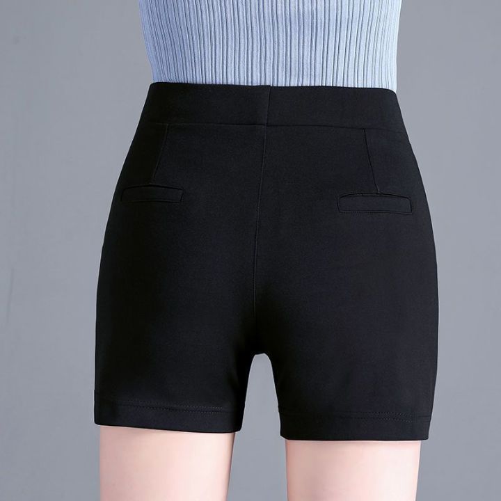 Shorts%20Women's%20Korean-Style%20High%20Waist%20Slimming2023New%20Summer%20plus%20Size%20Outer%20Wear%20Women's%20Black%20Shorts%20Loose%20Casual%20Pants%20for%20Women%20-%20Image%206