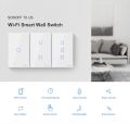 SONOFF T0US2C-TX 2 Gang Smart WiFi Wall Light Switch - 2.