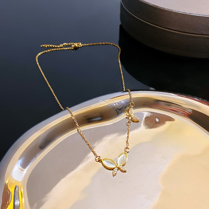 Light%20Luxury%20Zircon%20Titanium%20Steel%20Necklace%20No%20fade%2018K%20Gold%20Plated%20Stainless%20Steel%20Chain%20Necklace%20Collar%20De%20Acero%20Inoxidable%20-%20Image%208