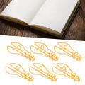 Paper Clips, Plating Process Bulb Shape Rust Prevention Metallic Paper Clips for Student for File Classification.