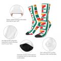 711 7-11 7-Eleven Store Logo Product Socks Cozy High Quality Crew Sock Super Soft for Womens Present.