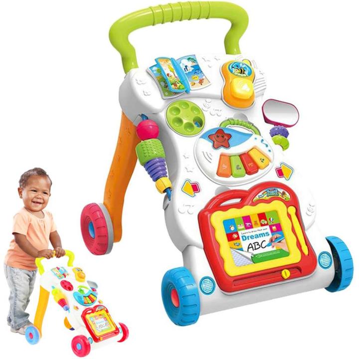 Baby musical walker, push and pull toys 