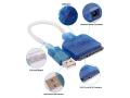 DTECH USB 2.0 to 2.5 / 3.5 SATA Hard Drive SSD Adapter Cable with Power Supports SATA.