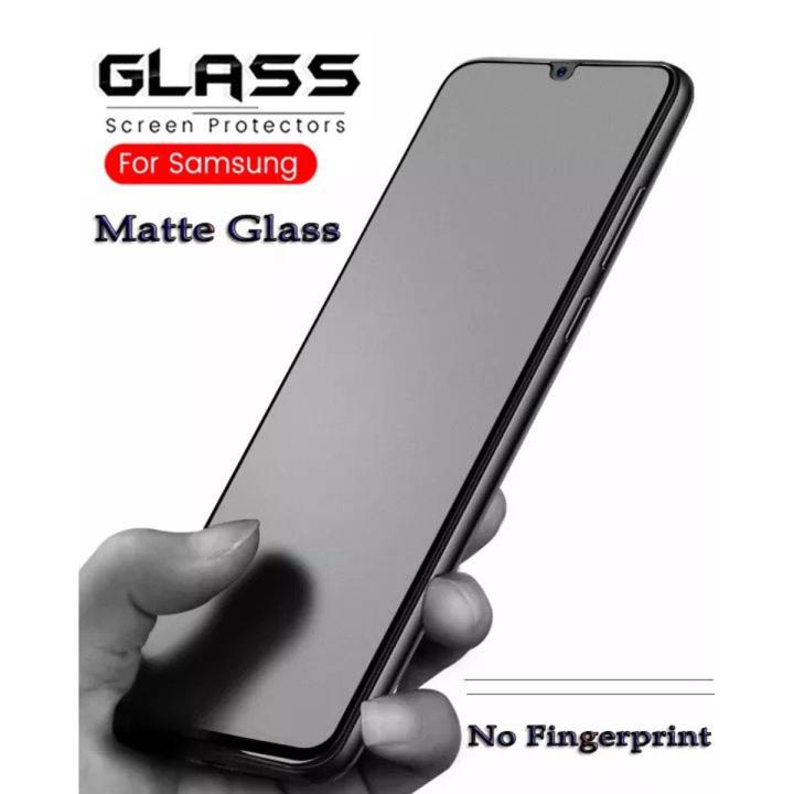 Samsung Galaxy A12 / A32 / A52 / A72 / M12 / A02 / M02 / F62 / A42 Premium Anti Fingerprint Gaming Matte Screen Protector Tempered Glass