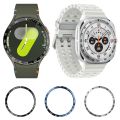 Style E Watch Dial Stainless Steel Bezel Ring Cover For Samsung Galaxy Watch 7 44mm. 