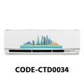 Decals Sticker Model-CTD0034 Air Conditioner Sticker Ac Sticker AC Sticker and Wall Sticker Self Adhesive Sticker (Pack of 1). 