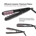 Mini 3D Grid Hair Crimper Curling Iron Volumizing Hair Iron Ceramic Corn Perm Splint Flat Iron Hair Styling Tools Gift for Women.