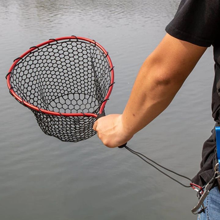 Silicone%20Fishing%20Landing%20Net%20Fishing%20Net%20Tools%20EVA%20Handle%20Floating%20Fishing%20Net%20Lightweight%20Aluminum%20Alloy%20Pole%20for%20Kayak%20Fishing%20-%20Image%203