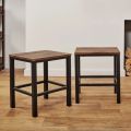 Modern Accent Stool with Durable Metal Frame – Stylish & Compact Seating for Home or Office.
