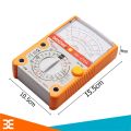 BROTHER HD-470A Analog Multimeter Mechanical High Accuracy Linear Pointer Professional Avometer Tester AC DC Voltmeter Buzzer Ohm Battery Test Tool AC/DC AVO Amp Volt Ohm Meter. 
