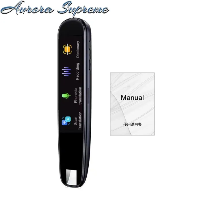 Scanning Translator Pen Portable Smart Translator Pen with High-speed Scanning Compact Size Rechargeable Wi-fi Enabled Perfect for Language Translator Device