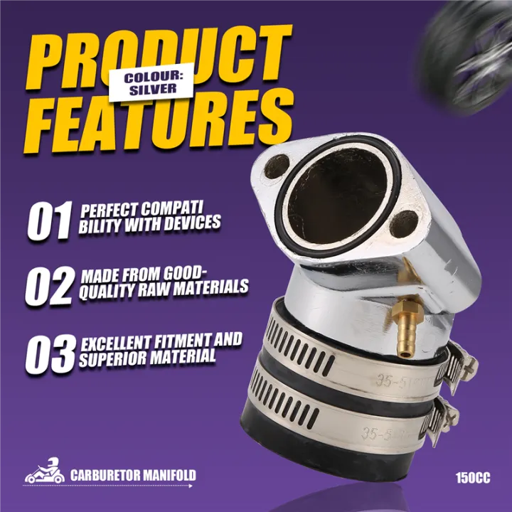 Engine%20Carburetor%20Adapter%20Manifold%20for%20GY6%20150Cc%20Scooter%20Go%20Kart%20-%20Image%205